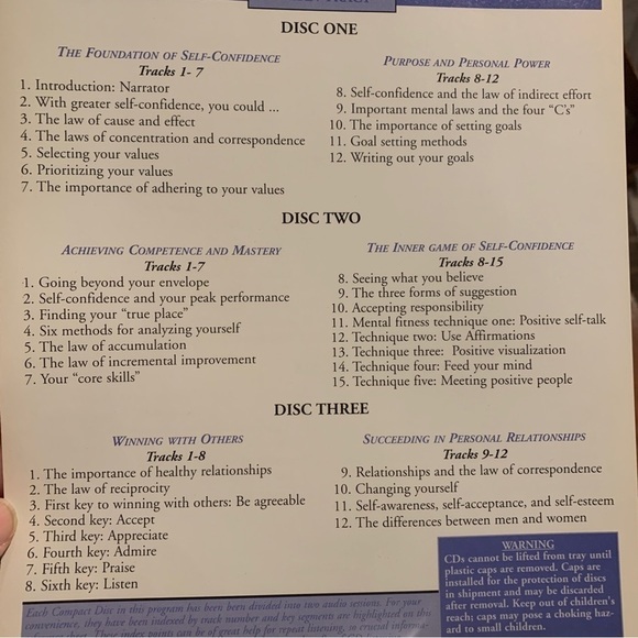 Brian Tracy The Secret of Self Confidence 6 CD Program Nightingale Conant - Picture 5 of 5